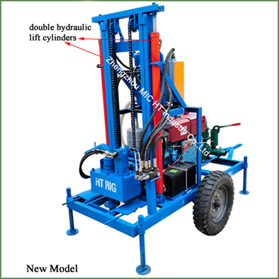 Venta la Máquina perforadora de pozos de agua, máquina para perforar y excavar, máquina de perforación de agua diesel