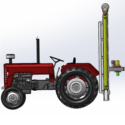 Water Well Hammer Drilling Rig Machine With Air Compressor For Sale