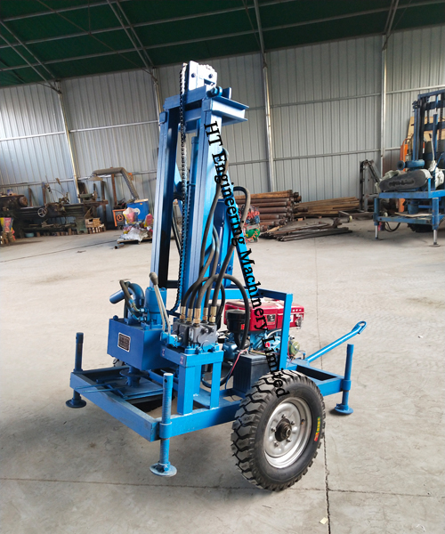 Small Water Well Mobile Percuss Drill Rig For Sale.jpg