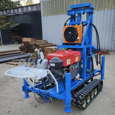 crawler water well drilling rig