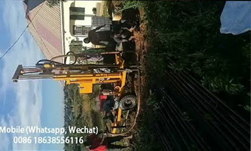DH200 water well drilling rig working video