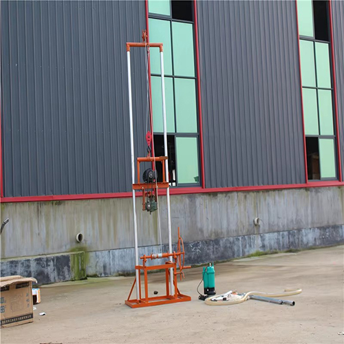 80m 100m Depth Gasoline/Diesel Mini Manual Rotary Boring Water Well Drilling Rig Machine for Sale